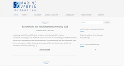 Desktop Screenshot of marineverein.de